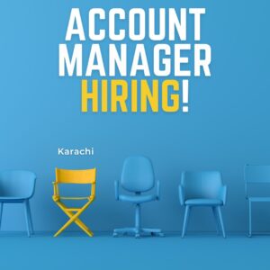 Account Manager Jobs Lahore